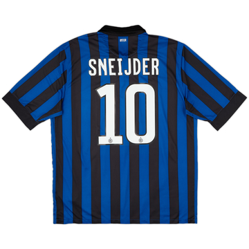 2011-12 Inter Milan Home Shirt Sneijder #10 - 6/10 - (XL)