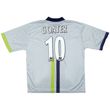 2000-02 Manchester City Away Shirt Goater #10 - 8/10 - (L)