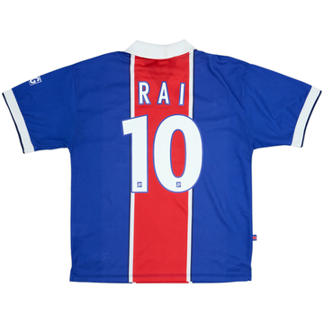1997-98 Paris Saint-Germain Home Shirt Rai #10 - 5/10 - (L)