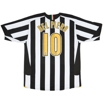 2005-06 Juventus Home Shirt Del Piero #10 - 5/10 - (XL)
