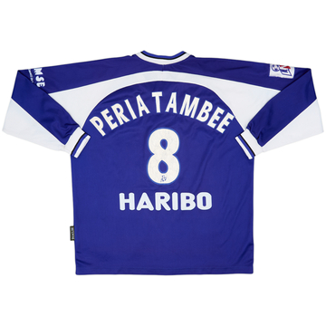 2001-02 Grenoble Foot Match Issue Home L/S Shirt Periatambee #8