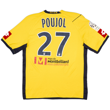 2010-11 Sochaux Match Issue Home Shirt Poujol #27