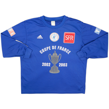 2002-03 Coupe de France L/S Shirt #8 - 6/10 - (XL)