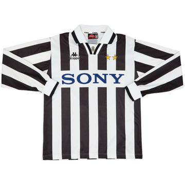 1995-97 Juventus Youth Match Issue Home L/S Shirt #10