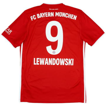 2020-21 Bayern Munich Home Shirt Lewandowski #9 - 8/10 - (S)