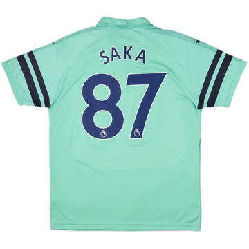 2018-19 Arsenal Third Shirt Saka #87 - 9/10 - (L)