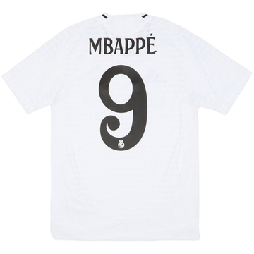 2024-25 Real Madrid Authentic Home Shirt Mbappe #9 - 9/10 - (S)