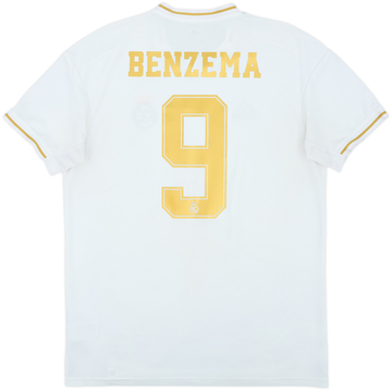 2019-20 Real Madrid Home Shirt Benzema #9 - 7/10 - (L)