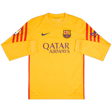 2015-16 Barcelona GK Shirt - 8/10 - (S)
