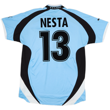 2000-01 Lazio Home Shirt Nesta #13 - 7/10 - (L)
