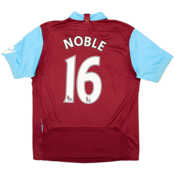 2010-11 West Ham Home Shirt Noble #16 - 8/10 - (M)