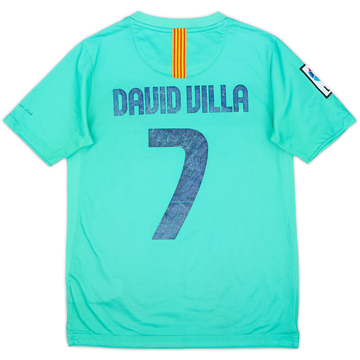 2010-11 Barcelona Away Shirt David Villa #7 - 5/10 - (M.Boys)