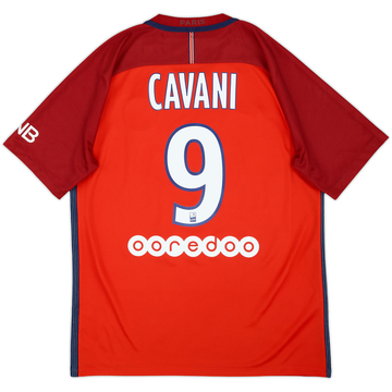 2016-17 Paris Saint-Germain Away Shirt Cavani #9 - 8/10 - (S)