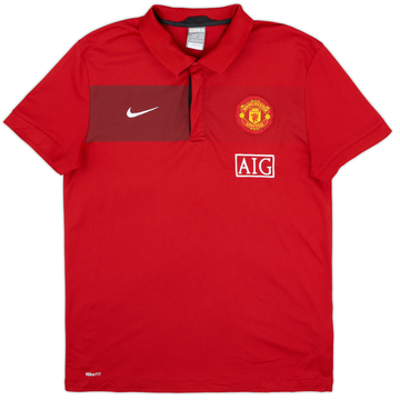 2009-10 Manchester United Nike Polo Shirt - 8/10 - (L)