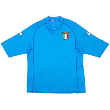 2002 Italy Home Shirt #14 - 8/10 - (XXL)