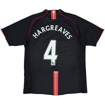 2007-08 Manchester United Away Shirt Hargreaves #4 - 5/10 - (L)