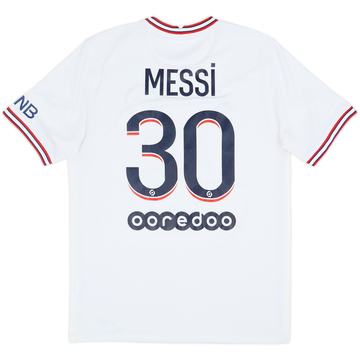 2021-22 Paris Saint-Germain Fourth Shirt Messi #30 - 8/10 - (M)