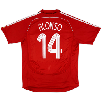 2006-08 Liverpool Camiseta Local Alonso #14 - 6/10 - (XL)