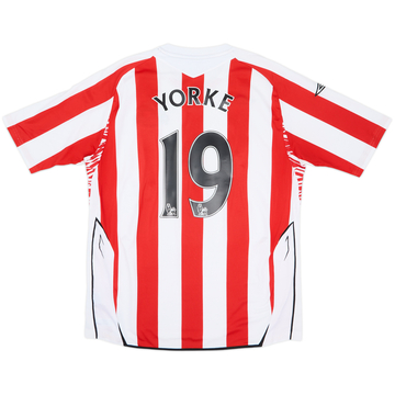2007-08 Sunderland Home Shirt Yorke #19 - 7/10 - (L)