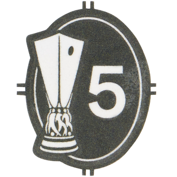 2016-18 Sevilla UEFA Europa League 5 Times Winners Player Issue Badge of Honour Patch