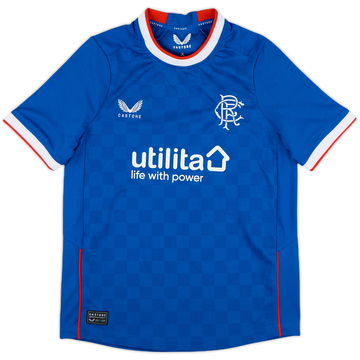 2022-23 Rangers Home Shirt - 10/10 - (L.Boys)