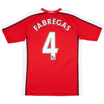 2008-10 Arsenal Home Shirt Fabregas #4 - 9/10 - (XL.Boys)