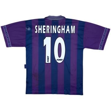 1995-97 Tottenham Away Shirt Sheringham #10 - 5/10 - (M)