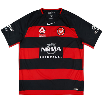 2017-18 Western Sydney Wanderers Home Shirt - 10/10 - (XL)