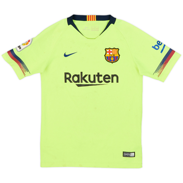 2018-19 Barcelona Away Shirt - 5/10 - (M.Boys)