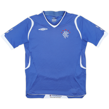 2008-09 Rangers Home Shirt - 8/10 - (M.Boys)
