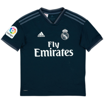 2018-19 Real Madrid Away Shirt - 8/10 - (L.Boys)