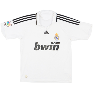 2008-09 Real Madrid Home Shirt - 6/10 - (XL.Boys)