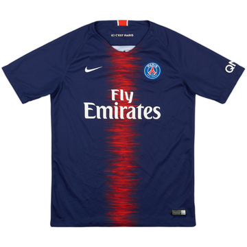 2018-19 Paris Saint-Germain Home Shirt - 8/10 - (XL.Boys)