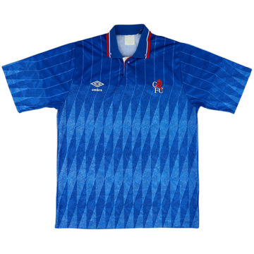 1989-91 Chelsea Home Shirt - 8/10 - (L)