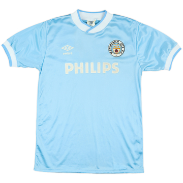 1985-87 Manchester City Home Shirt - 10/10 - (S)