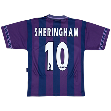 1995-97 Tottenham Away Shirt Sheringham #10 - 8/10 - (S)