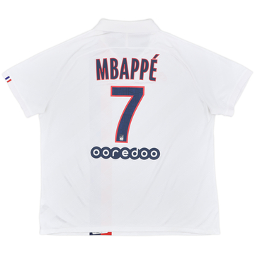 2019-20 Paris Saint-Germain Authentic Third Shirt Mbappe #7 - 9/10 - (XXL)