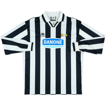 1994-95 Juventus Home L/S Shirt - 8/10 - (XL)