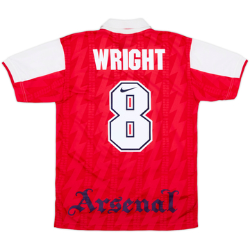 1994-96 Arsenal Home Shirt Wright #8 - 8/10 - (M)