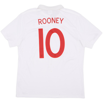 2009-10 England 'South Africa' Home Shirt Rooney #10 - 7/10 - (L)