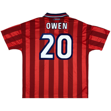 1997-99 England Away Shirt Owen #20 - 9/10 - (XXL)
