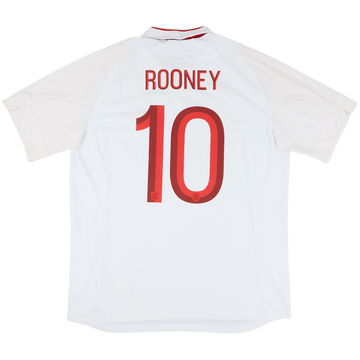 2012-13 England Home Shirt Rooney #10 - 8/10 - (XL)