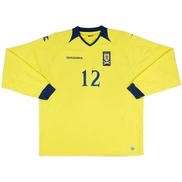2008-09 Scotland Match Issue GK Shirt #12