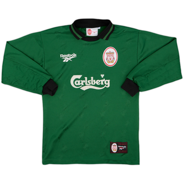 1996-97 Liverpool GK Shirt - 9/10 - (L.Boys)