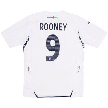2007-09 England Home Shirt Rooney #9 (M)