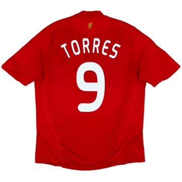 2008-10 Liverpool Home Shirt Torres #9 - 7/10 - (L)