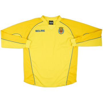 2003-04 Villarreal Home L/S Shirt - 7/10 - (L)