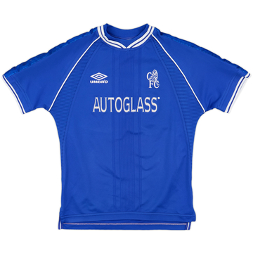 1999-01 Chelsea Home Shirt - 9/10 - (L.Boys)