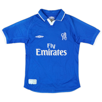 2001-03 Chelsea Home Shirt - 9/10 - (S.Boys)