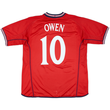 2002-04 England Away Shirt Owen #10 - 8/10 - (L)